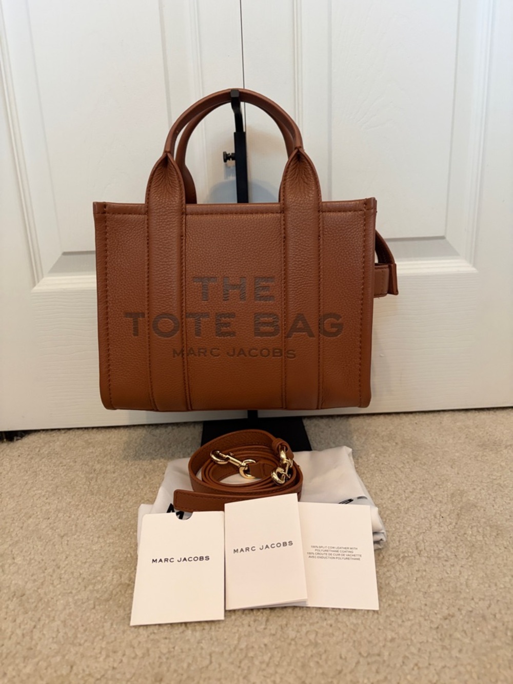 Marc Jacobs Argan Oil Color Small size Tote bag. This is “Authentic “